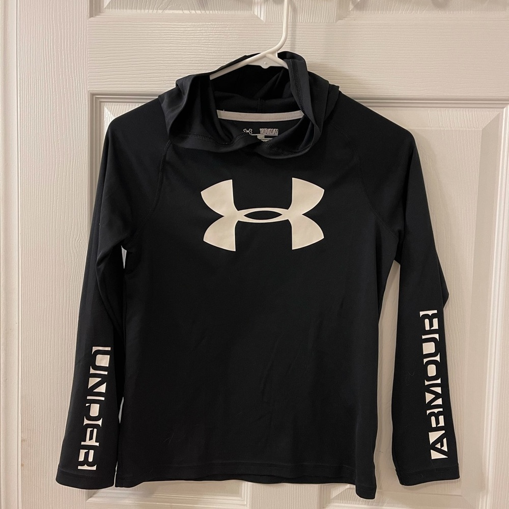 Under Armour black lightweight hoodie Youth medium